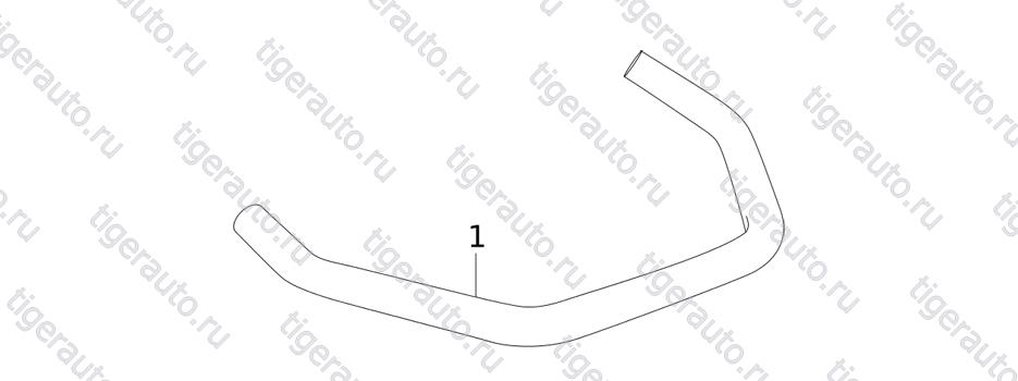 WARM-UP INLET HOSE-THROTTLE Chery Tiggo 5 (T21)