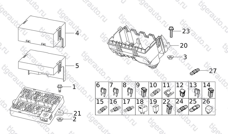 Чертеж POWER SUPPLY SYSTEM Chery Tiggo 5 (T21) POWER SUPPLY SYSTEM Chery Tiggo 5 (T21)