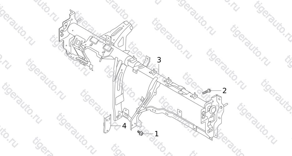 INSTRUMENT PANEL BEAM  Chery Tiggo 5 (T21)