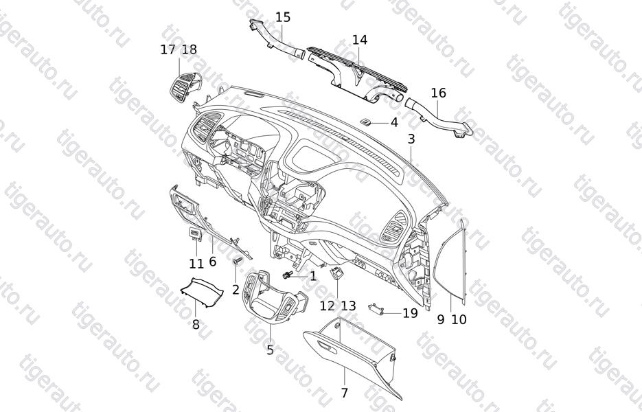 DASHBOARD (BD) Chery Tiggo 5 (T21)