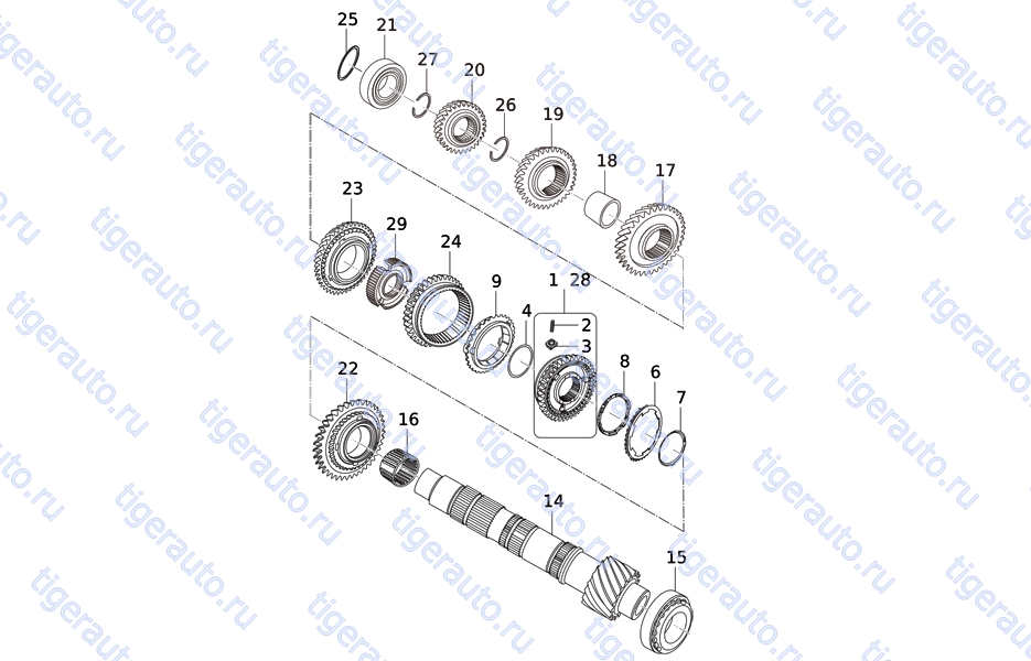 OUTPUT SHAFT  (10EA) Chery Bonus (A13)