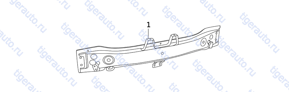 FR BUMPER CROSSBEAM-SUB (FL) Chery Very (A13A)