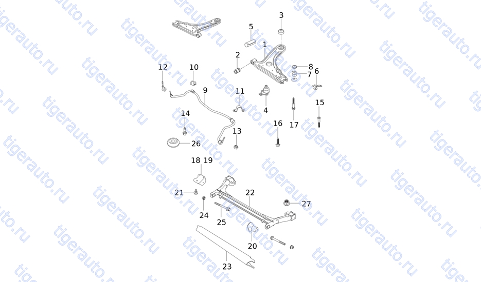SUSPENSION Chery Very (A13A)