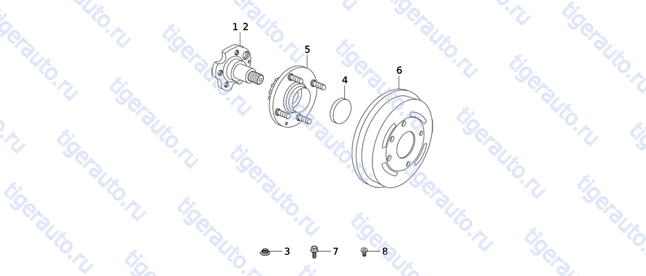 Чертеж THE REMAINDER (BRAKE SYSTEM)(CA) Chery Very (A13A) THE REMAINDER (BRAKE SYSTEM)(CA) Chery Very (A13A)