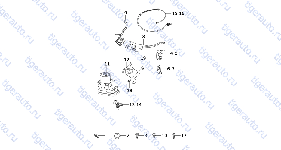 ABS SYSTEM (CA) Chery Very (A13A)