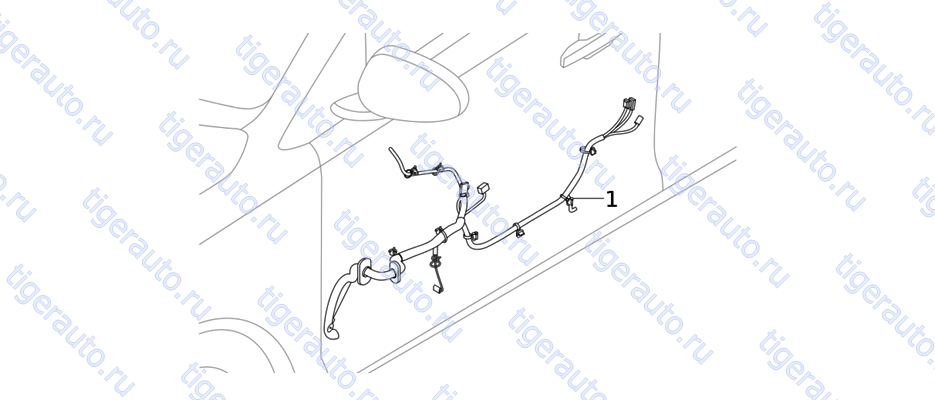 WIRING HARNESS-FR DOOR LH Chery Very (A13A)
