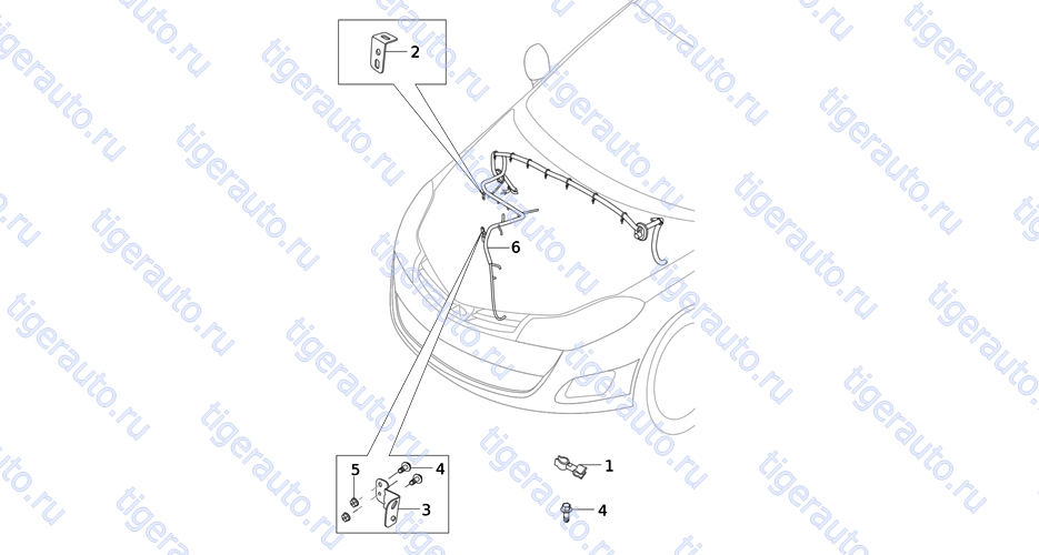 Чертеж WIRING HARNESS-ENGINE (LA) Chery Very (A13A) WIRING HARNESS-ENGINE (LA) Chery Very (A13A)