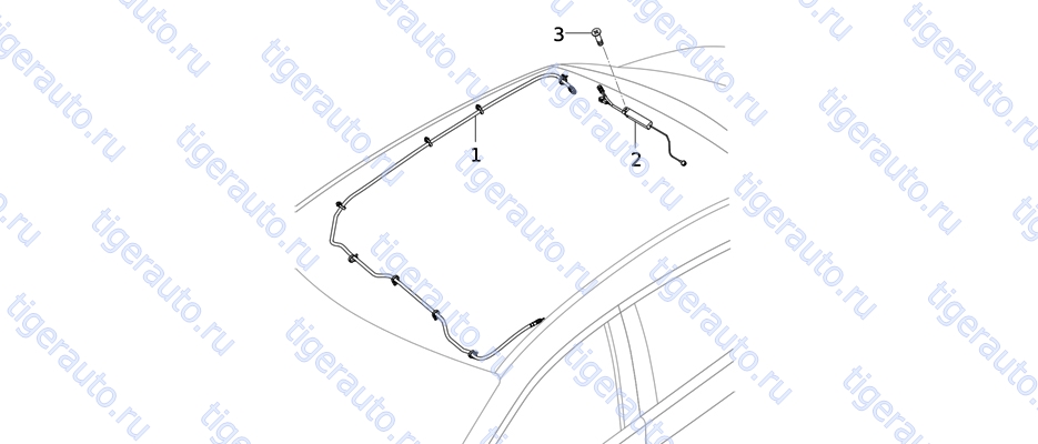 Чертеж ANTENNA Chery Very (A13A) ANTENNA Chery Very (A13A)