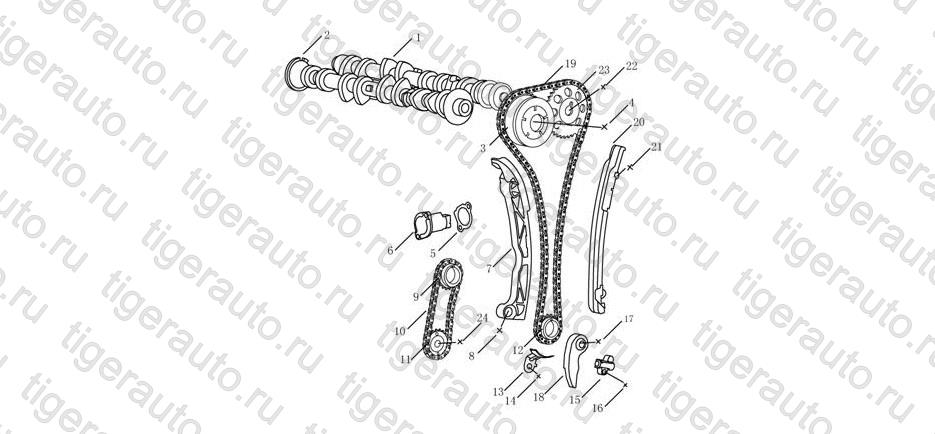 TIMING SYSTEM Geely Emgrand EC8
