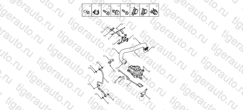 PCV HOSE# Geely GC6 | tigerauto.ru