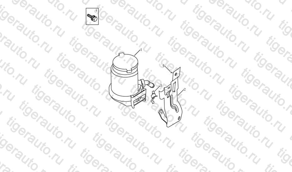 Чертеж HPS RESERVIOR Geely GC6 HPS RESERVIOR Geely GC6