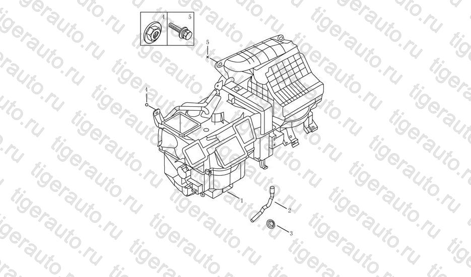 Чертеж HVAC Geely MK Cross HVAC Geely MK Cross
