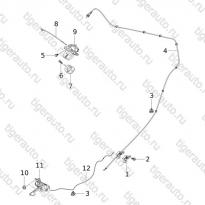 Каталог HOOD&TRUNK LOCK  Chery Tiggo 5 (T21)