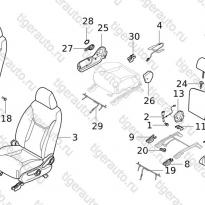 Каталог FR SEAT Chery Tiggo 5 (T21)