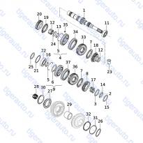 Каталог INPUT SHAFT Chery Very (A13A)
