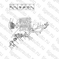 Каталог WATER PUMP# Geely SC7