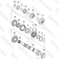 Каталог OUTPUT SHAFT  (10EA) Chery Bonus (A13)