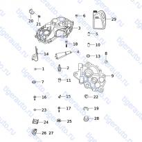 Каталог TRANSMISSION CASE (10BA) Chery Bonus (A13)