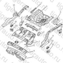 Каталог Задняя часть пола (FE-1) Geely Emgrand EC7