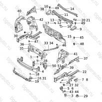 Каталог  ENGINE COMPARTMENT Chery Bonus 3 (A19)