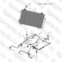 Каталог Радиатор кондиционера Geely Emgrand EC7